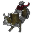 Bull Rider  Lapel Pin